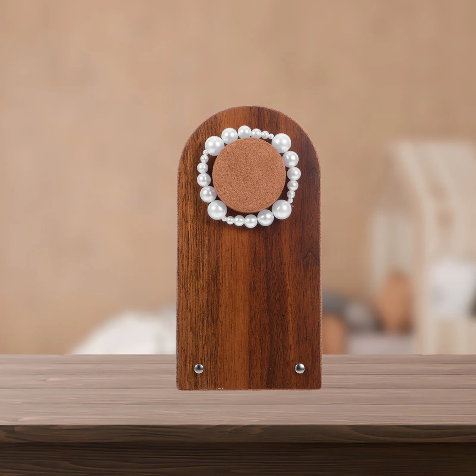 Wooden Bracelet Holder Compact Jewelry Display Rack Multifunctional Organizer for Bracelets Necklaces Vanity Store Home
Wooden Bracelet Holder Compact Jewelry Display Rack Multifunctional Organizer for Bracelets Necklaces Vanity Store Home