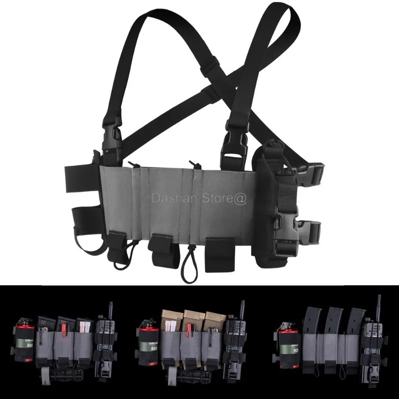 WG Multi-Mission Tactical Chest Rig UG Style DR Chest Rig Minimalistic Plate Carrier MOLLE Hunting Vest Equipment Cosplay Gear
WG Multi-Mission Tactical Chest Rig UG Style DR Chest Rig Minimalistic Plate Carrier MOLLE Hunting Vest Equipment Cosplay Gear