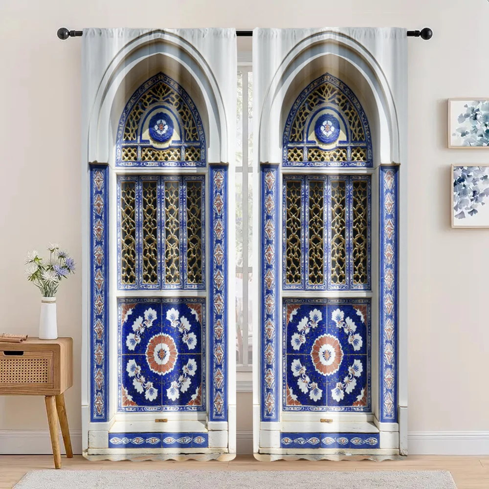 2pc, Curtains Complex architectural design Versatile 100% Polyester,Without Electricity Party Decorations for Holiday Parties,
2pc, Curtains Complex architectural design Versatile 100% Polyester,Without Electricity Party Decorations for Holiday Parties,