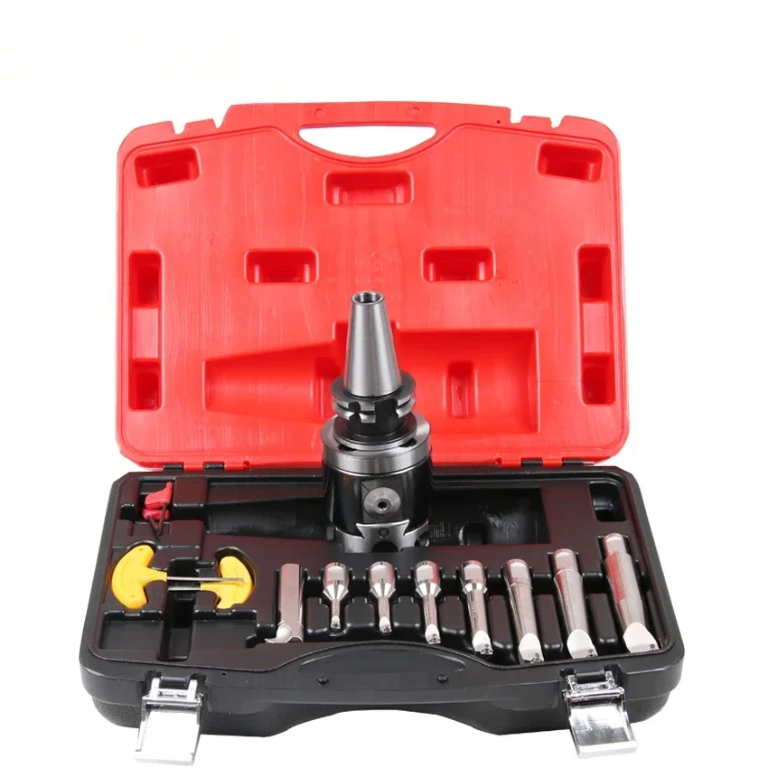NEW high precision SK50-NBH2084 CNC 0.01 run nout sk50 micro tool with BT shank NBH2084 system boring heads with 8pcs boring
NEW high precision SK50-NBH2084 CNC 0.01 run nout sk50 micro tool with BT shank NBH2084 system boring heads with 8pcs boring