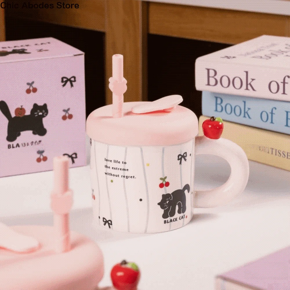 Керамическая кофейная кружка с милым котом и ручкой с соломинкой. Симпатичная чашка для питья с защитой от ожогов, удобная ручка, чашка для воды с крышкой.
Керамическая кофейная кружка с милым котом и ручкой с соломинкой. Симпатичная чашка для питья с защитой от ожогов, удобная ручка, чашка для воды с крышкой.