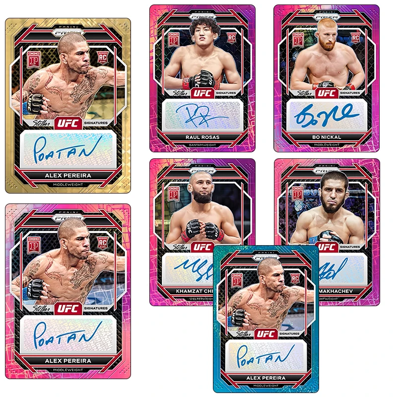 Diy Panini Ufc Series Khamzat Chimaev Islam Makhachev Alex Pereira Character Collection Flash Card Cartoon Toy Card Gift
Diy Panini Ufc Series Khamzat Chimaev Islam Makhachev Alex Pereira Character Collection Flash Card Cartoon Toy Card Gift