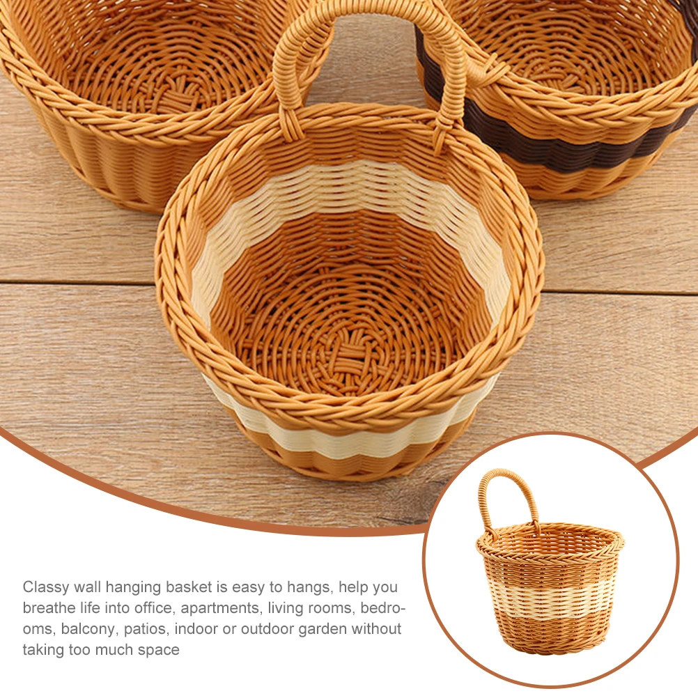Hanging Woven Storage Baskets Wall PP Material Decorative ganizer for Flower Kitchen Bathroom Space Saving Home Use
Hanging Woven Storage Baskets Wall PP Material Decorative ganizer for Flower Kitchen Bathroom Space Saving Home Use