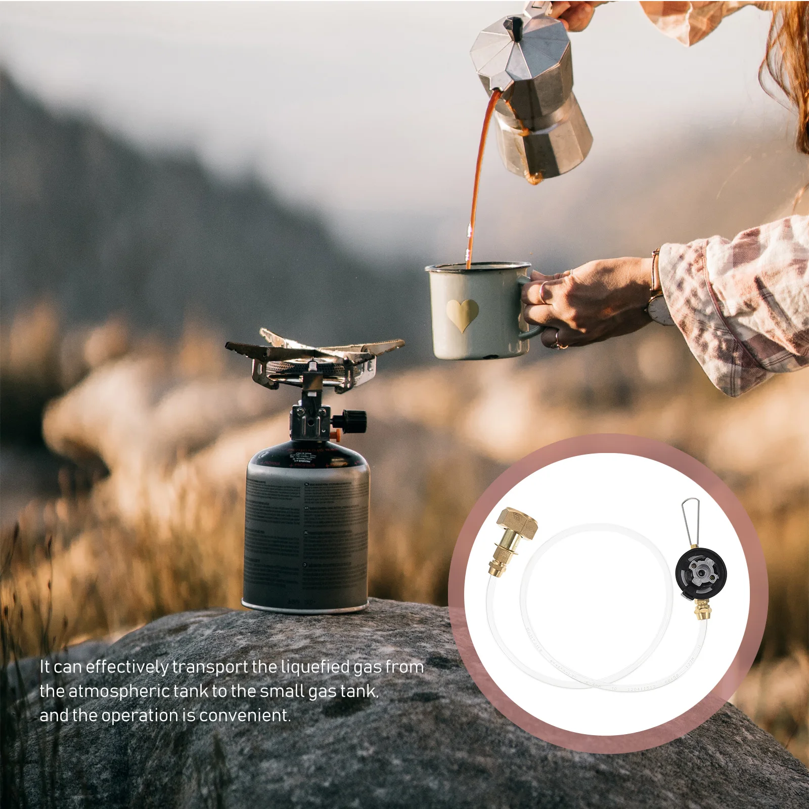 Canister Gas Tank Valve Camping Accessories Stove Adapter Inflation Refill Converter Durable PU Tube Metal Outdoor High Pressure
Canister Gas Tank Valve Camping Accessories Stove Adapter Inflation Refill Converter Durable PU Tube Metal Outdoor High Pressure