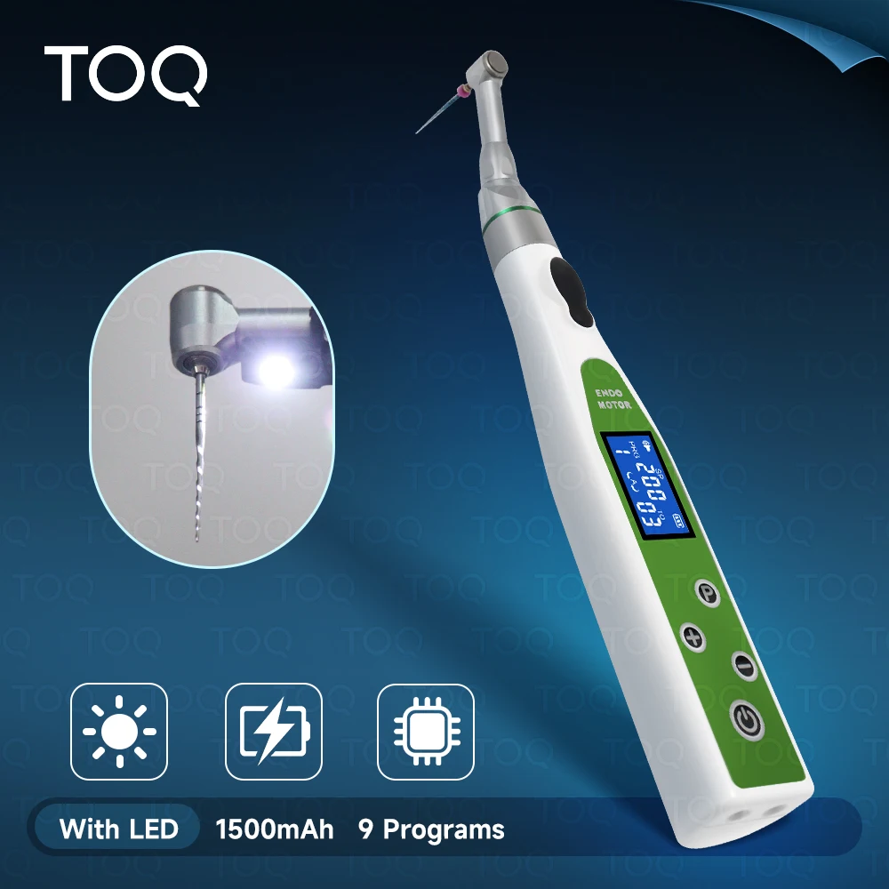 EndoMotor 16:1 Dental Reduction Equipment Wireless Endo With LED Light Imported Motor Root Canal Instrument Dentist Tips
EndoMotor 16:1 Dental Reduction Equipment Wireless Endo With LED Light Imported Motor Root Canal Instrument Dentist Tips