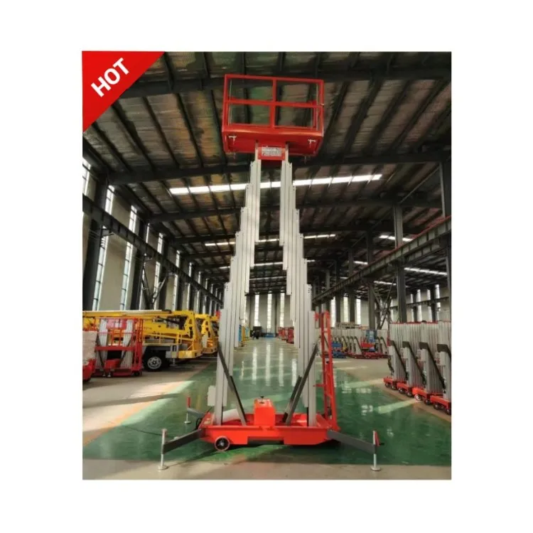 6m-10m Electric Lifting Platform Mobile Vertical Hydraulic Aluminum Alloy Lift Single Mast Aerial Working Platform
6m-10m Electric Lifting Platform Mobile Vertical Hydraulic Aluminum Alloy Lift Single Mast Aerial Working Platform