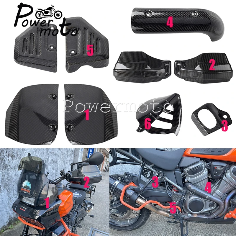 Carbon Fiber Motorcycle Handgaurd Side Widened Heel Guards Exhaust Heat Shield For Harley Pan America 1250 2021-2023 Accessories
Carbon Fiber Motorcycle Handgaurd Side Widened Heel Guards Exhaust Heat Shield For Harley Pan America 1250 2021-2023 Accessories