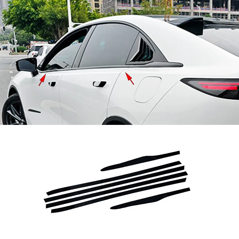 Car accessories FIT FOR Mazda EZ-6 6E 2025 2026 2027 Stainless steel black Exterior Window Molding Strip Sill side Cover Trim 
Car accessories FIT FOR Mazda EZ-6 6E 2025 2026 2027 Stainless steel black Exterior Window Molding Strip Sill side Cover Trim