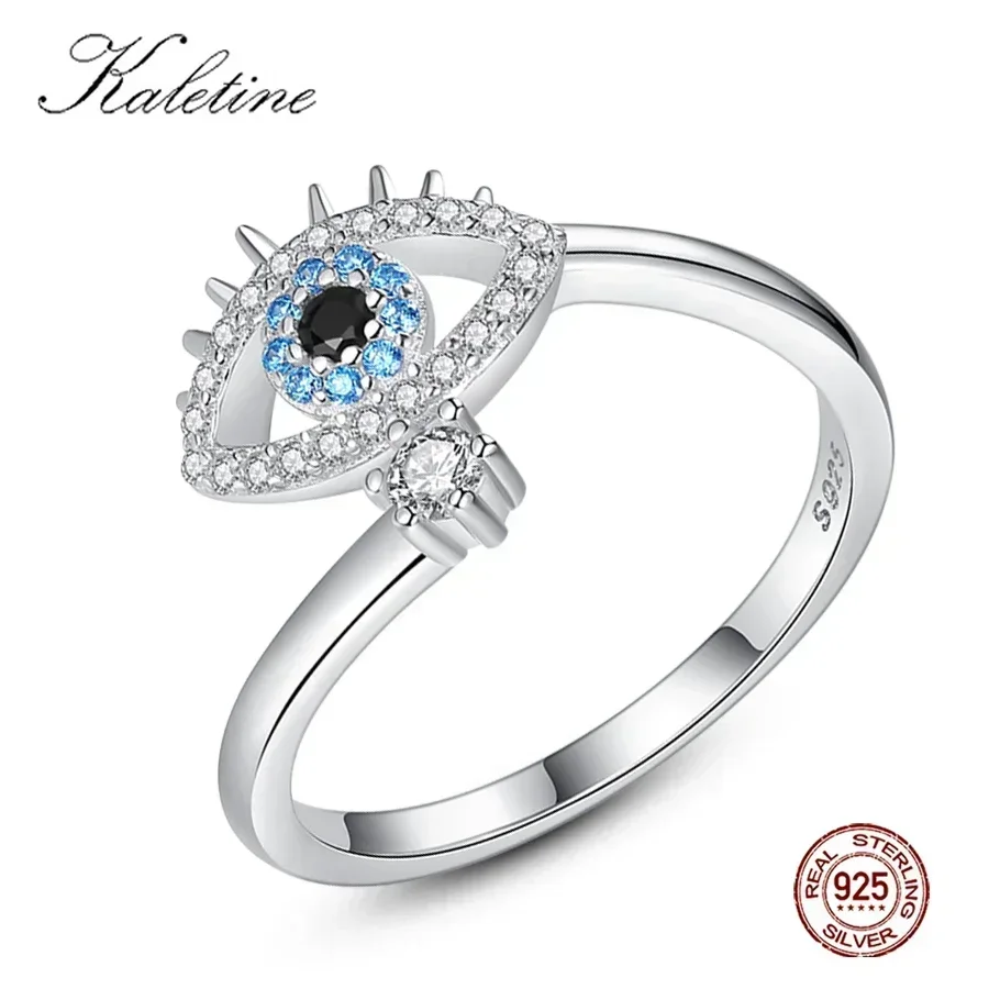 KALETINE Lucky Evil Eye Открытые кольца Micro Pave Циркон Стерлинговое серебро 925 пробы Кольцо Ювелирные изделия Регулируемое женское кольцо Подарки Ювелирные изделия для девочек
KALETINE Lucky Evil Eye Открытые кольца Micro Pave Циркон Стерлинговое серебро 925 пробы Кольцо Ювелирные изделия Регулируемое женское кольцо Подарки Ювелирные изделия для девочек