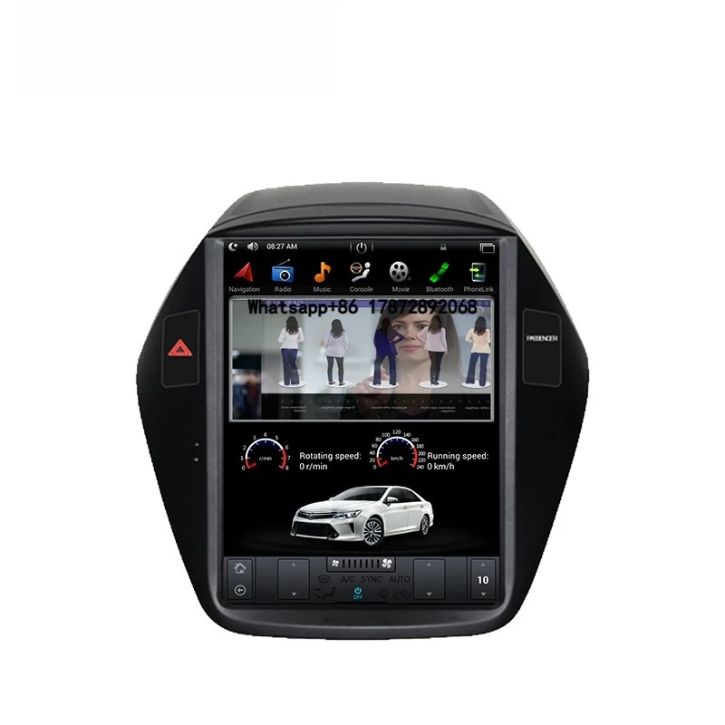 Touch Screen Vertical 10.4 Inch Android Car Audio for Player with and TV for IX35 Tucson 2009-2015
Touch Screen Vertical 10.4 Inch Android Car Audio for Player with and TV for IX35 Tucson 2009-2015