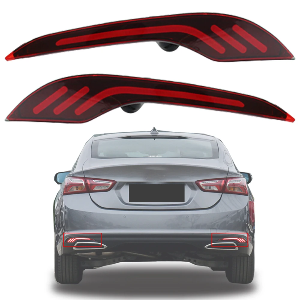 2pcs Car Rear Bumper Lamp Car Tail Lamp Car LED Rear Bumper Reflector Light For Chevrolet Malibu 2019-2020 Led Lights
2pcs Car Rear Bumper Lamp Car Tail Lamp Car LED Rear Bumper Reflector Light For Chevrolet Malibu 2019-2020 Led Lights