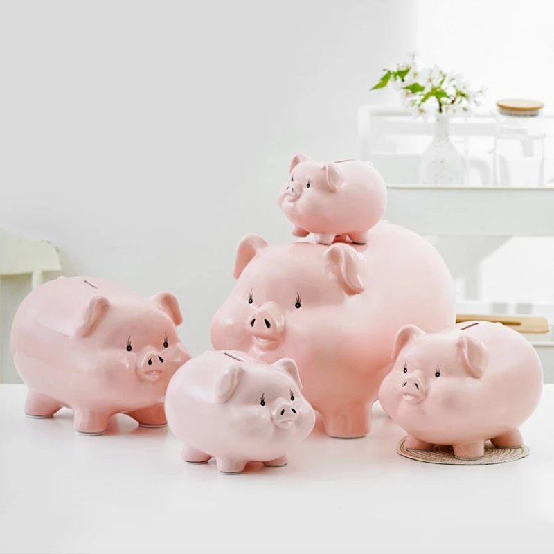 Wedding Money Box Hidden Storage Gift Cartoon Kids Cute Ceramic Coin Pig Piggy Bank for Papper Money Counter tirelire Home Decor
Wedding Money Box Hidden Storage Gift Cartoon Kids Cute Ceramic Coin Pig Piggy Bank for Papper Money Counter tirelire Home Decor