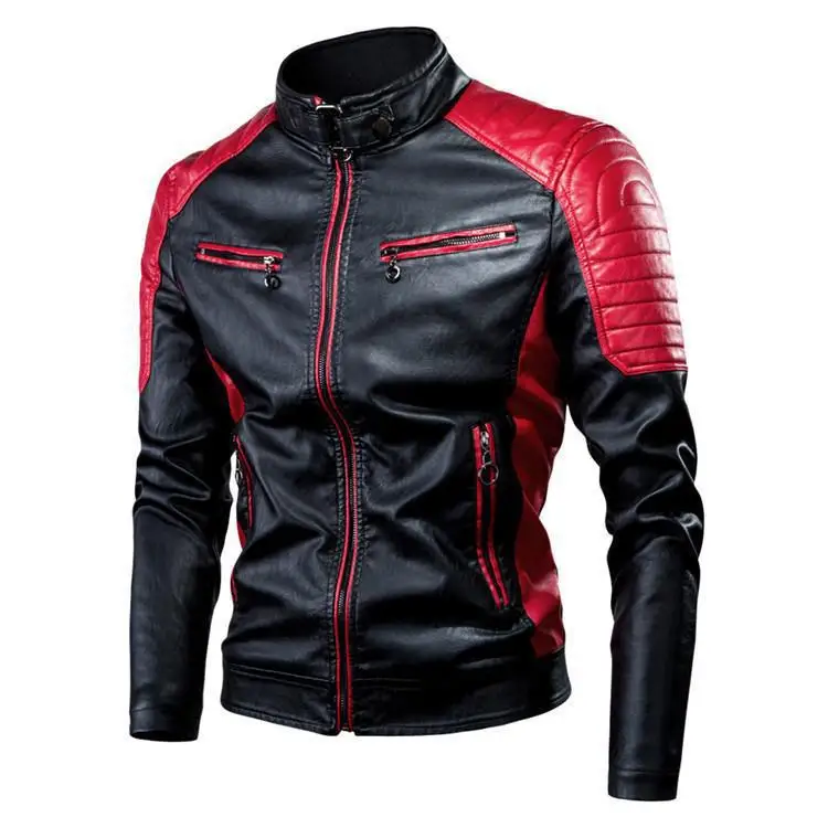 2025 Thin Spring and Autumn Casual Men's Leather Jacket Fashionable Splicing Motorcycle Retro Leather Jacket Men's Clothing
2025 Thin Spring and Autumn Casual Men's Leather Jacket Fashionable Splicing Motorcycle Retro Leather Jacket Men's Clothing