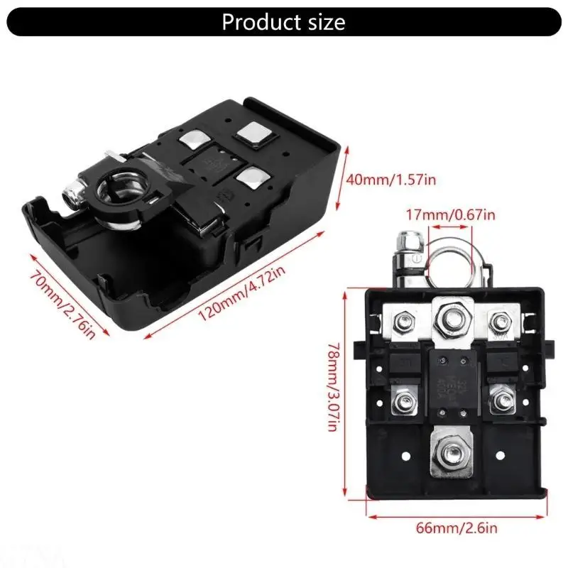 G7NA High Performances 32V 400A Battery Terminals Connector Electrical Connector Simple Installs for Automotive Application
G7NA High Performances 32V 400A Battery Terminals Connector Electrical Connector Simple Installs for Automotive Application