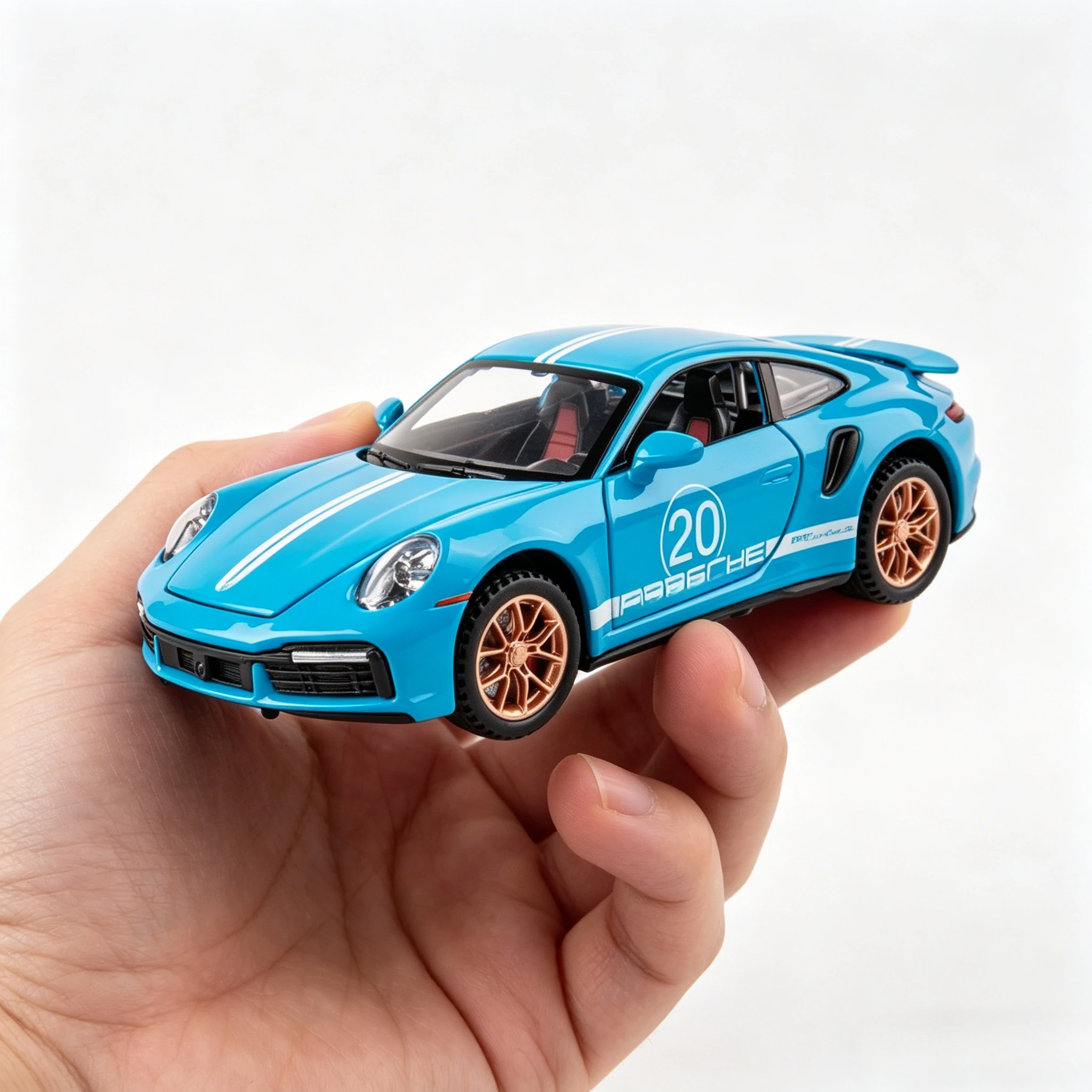 1:32 911 Turbo S Sports Car Model Toys Alloy Diecast Miniature Supercars Sound Light Doors Opened Pull Back for Kids Gifts
1:32 911 Turbo S Sports Car Model Toys Alloy Diecast Miniature Supercars Sound Light Doors Opened Pull Back for Kids Gifts