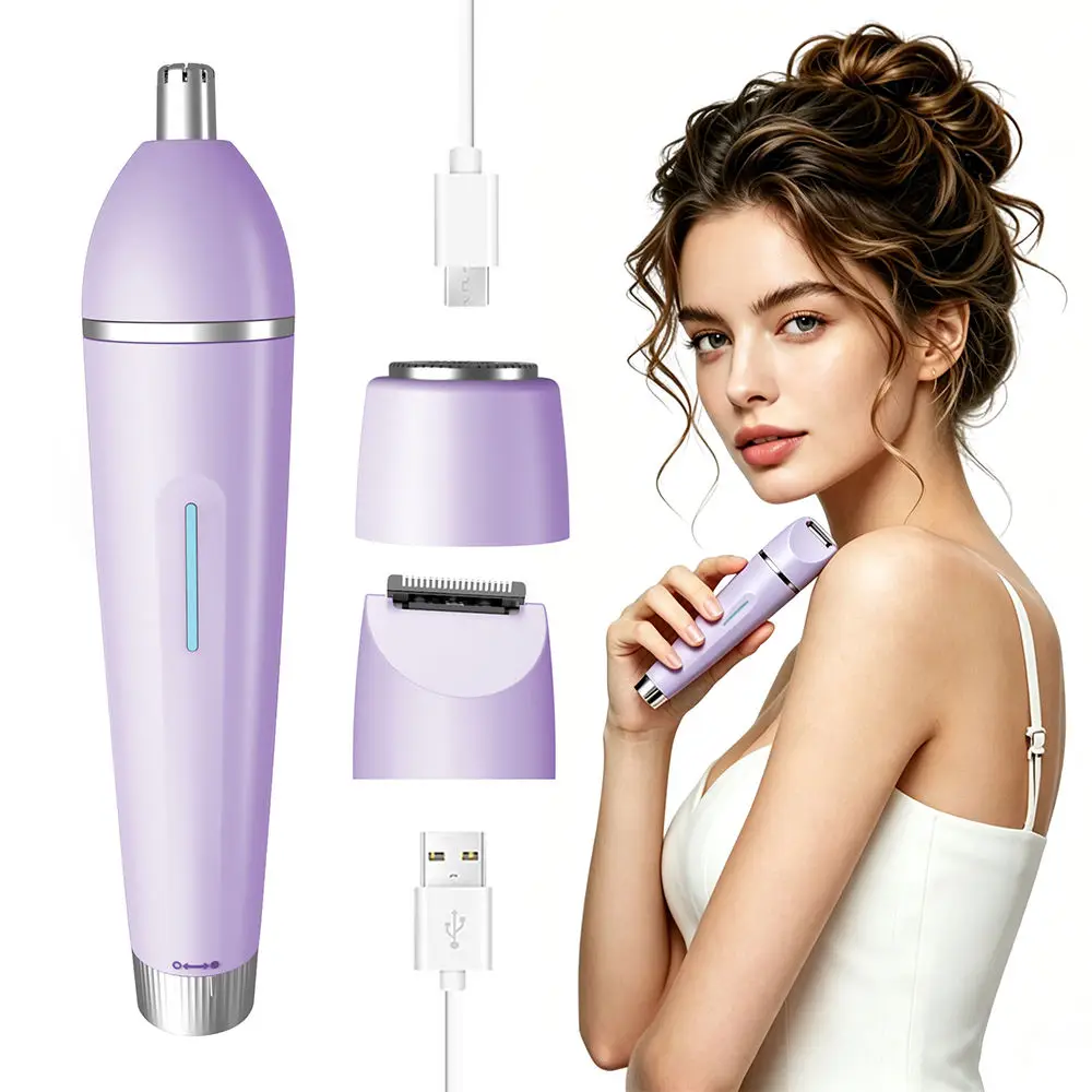 3 in 1 Electric Lady Shaver Waterproof Razors Painless Bikini Trimmer for Women Underarm Leg Arm Body Pubic Hair Removal
3 in 1 Electric Lady Shaver Waterproof Razors Painless Bikini Trimmer for Women Underarm Leg Arm Body Pubic Hair Removal