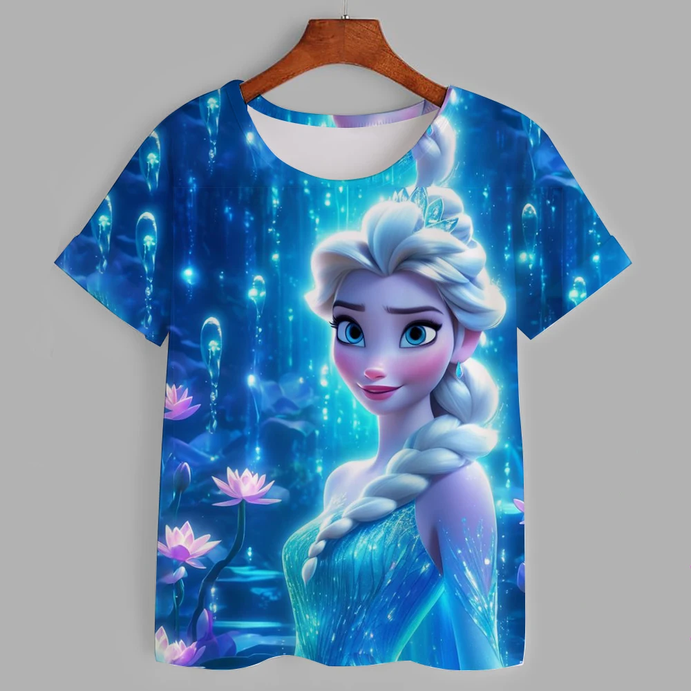 Summer Short Sleeve T Shirt Tees Frozen Elsa 3D Print Kids Girls Tshirts Casual Clothes Men Woman Pajama Teen Children Tops
Summer Short Sleeve T Shirt Tees Frozen Elsa 3D Print Kids Girls Tshirts Casual Clothes Men Woman Pajama Teen Children Tops