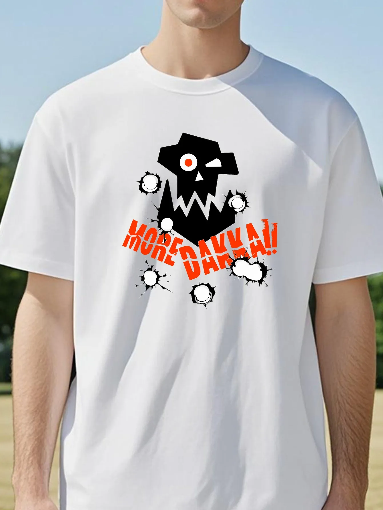 More Dakka Ork Miniature Tabletop Wargaming Waagh print Graphic T-Shirt summer unisex Crewneck Breathable Tops tshirt
More Dakka Ork Miniature Tabletop Wargaming Waagh print Graphic T-Shirt summer unisex Crewneck Breathable Tops tshirt