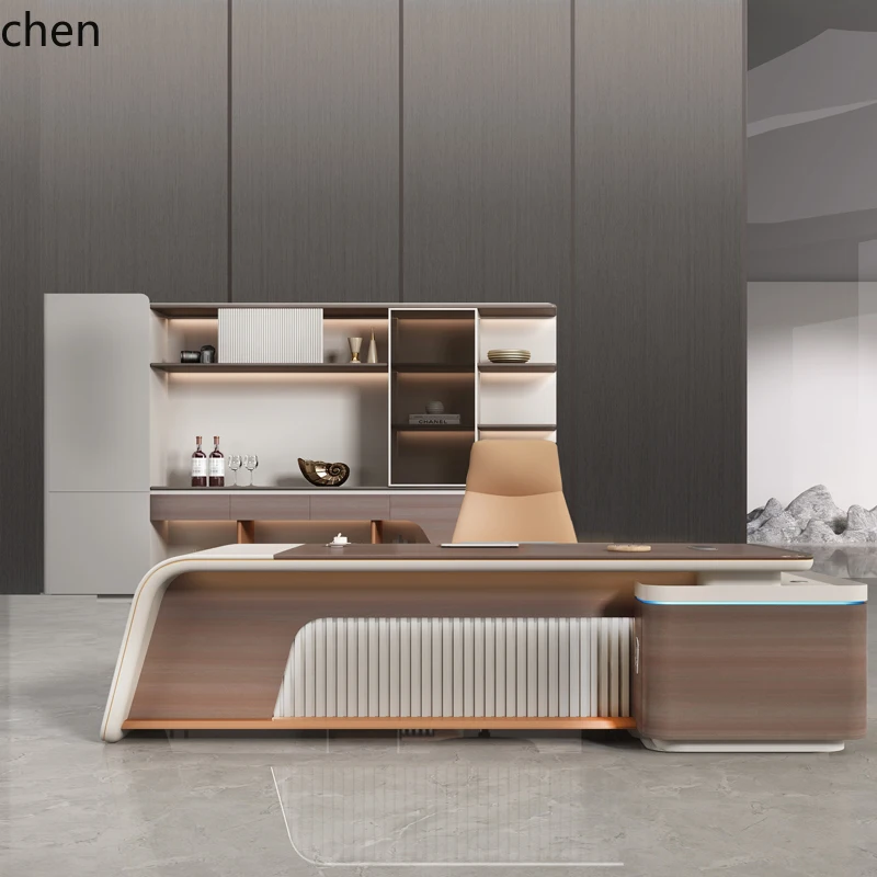 CP office single boss desk simple and modern, furniture table and chair combination
CP office single boss desk simple and modern, furniture table and chair combination