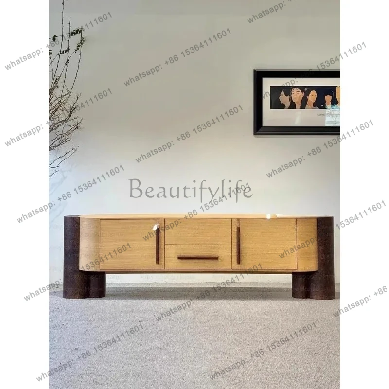 Средневековый шкаф для телевизора из цельного дерева для гостиной, дизайнерский креативный простой многофункциональный шкафчик для хранения
Средневековый шкаф для телевизора из цельного дерева для гостиной, дизайнерский креативный простой многофункциональный шкафчик для хранения