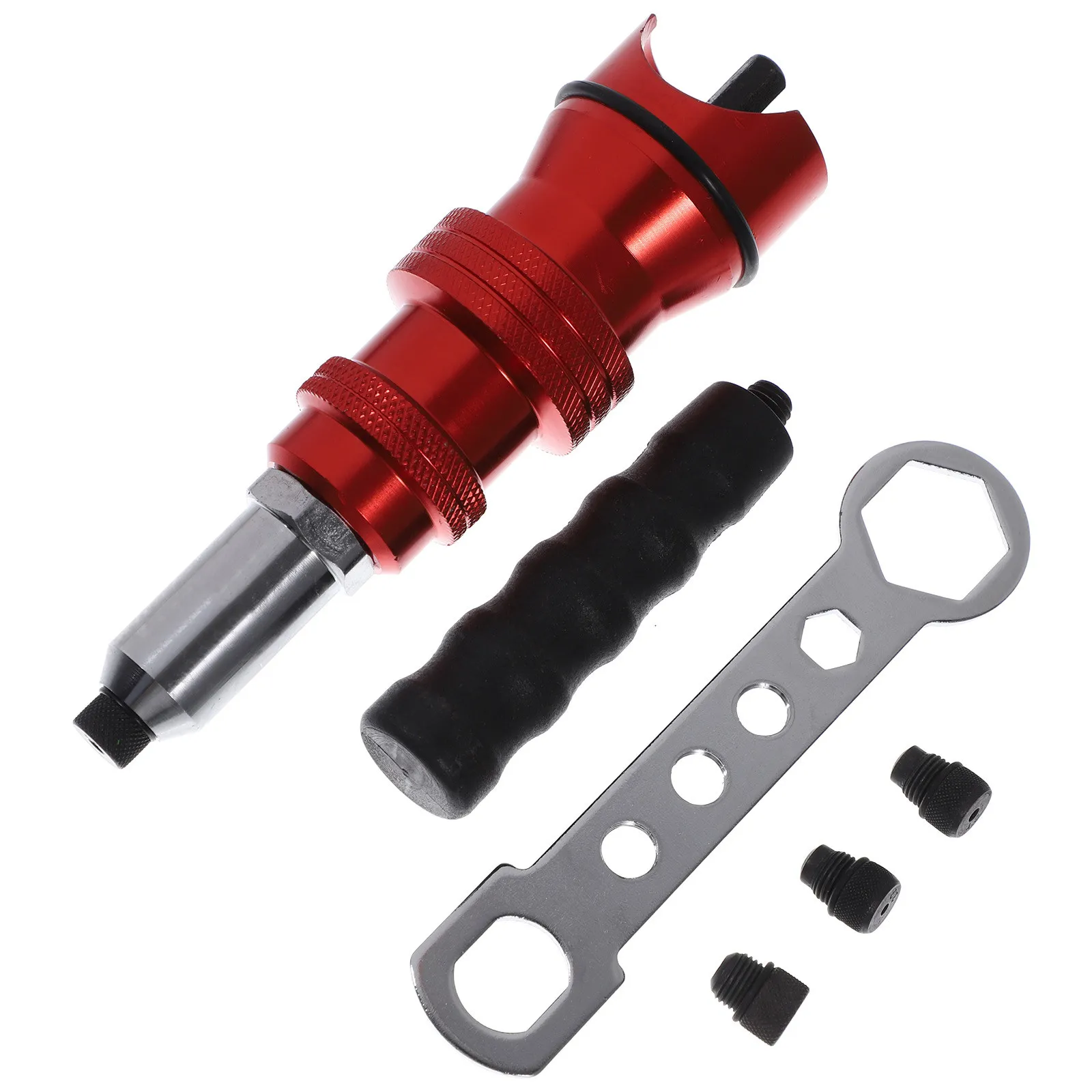 1 Set Rivet Adapter Aluminum Alloy Cordless Rivet Tool Head Replacement Compatible Electric Drill Riveter Connector Nut Tool
1 Set Rivet Adapter Aluminum Alloy Cordless Rivet Tool Head Replacement Compatible Electric Drill Riveter Connector Nut Tool