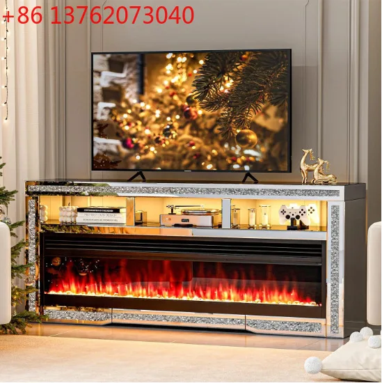 Overseas hot-selling fireplace TV cabinet panel furniture media TV cabinet diamond decorative electric fireplace TV stand
Overseas hot-selling fireplace TV cabinet panel furniture media TV cabinet diamond decorative electric fireplace TV stand