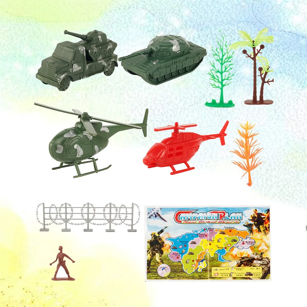 61Pcs Military Sand Table Playset for Kids Imaginative Role Play Exercise Military Favor Birthday
61Pcs Military Sand Table Playset for Kids Imaginative Role Play Exercise Military Favor Birthday