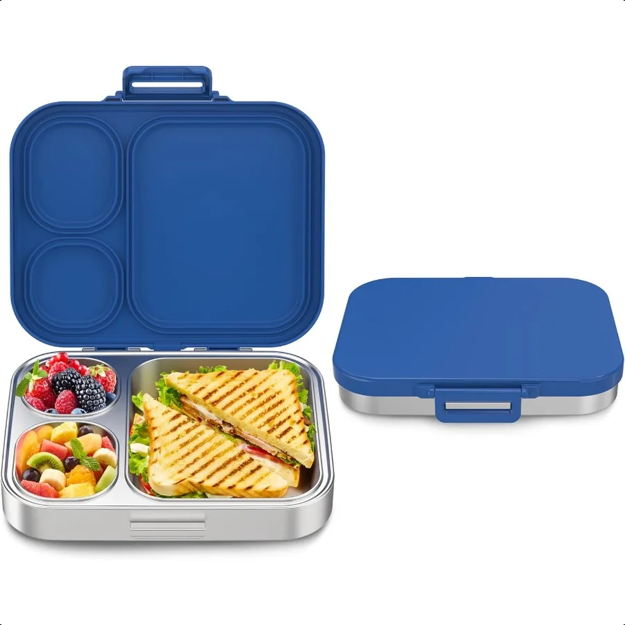 Stainl Steel Bento Box Leak Proof Metal Bento Lunch Box 3 Compartments 304 Stainl Steel Bento Lunch Containers for School and O
Stainl Steel Bento Box Leak Proof Metal Bento Lunch Box 3 Compartments 304 Stainl Steel Bento Lunch Containers for School and O