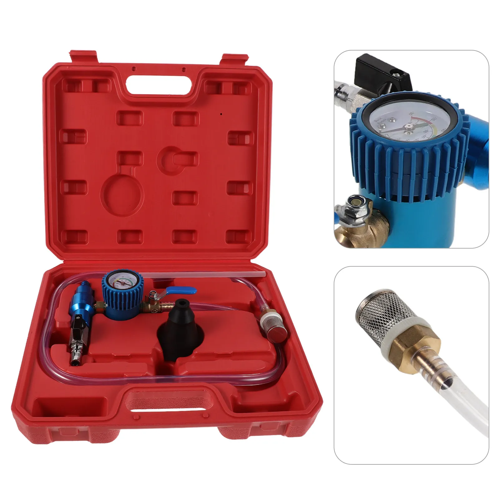 Automotive Coolant Refill Tool Universal Vehicles Spill Proof Radiator Filling Kit Vacuum Coolant Fill Tool Rapid Uniform
Automotive Coolant Refill Tool Universal Vehicles Spill Proof Radiator Filling Kit Vacuum Coolant Fill Tool Rapid Uniform