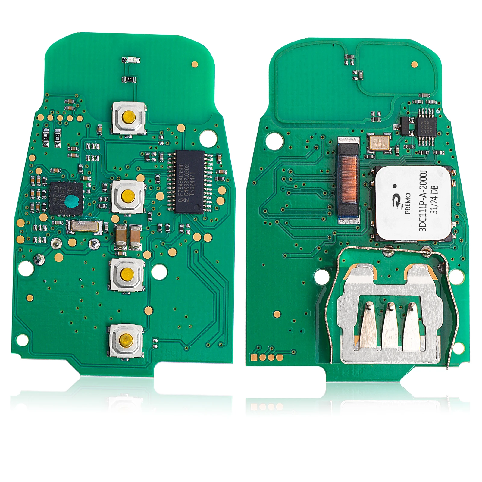 KEYECU Replacement Keyless go 754J Smart Remote Key PCB Board 315/433/868MHZ for Audi A6L A7 Q5 A4L A8L 2013-2019
KEYECU Replacement Keyless go 754J Smart Remote Key PCB Board 315/433/868MHZ for Audi A6L A7 Q5 A4L A8L 2013-2019