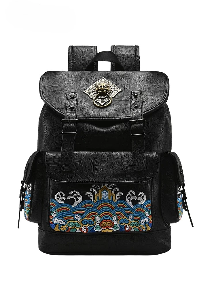 New Chinese Style Retro Men's and Women's Backpacks, Large Capacity Trendy Commuter Backpacks
New Chinese Style Retro Men's and Women's Backpacks, Large Capacity Trendy Commuter Backpacks