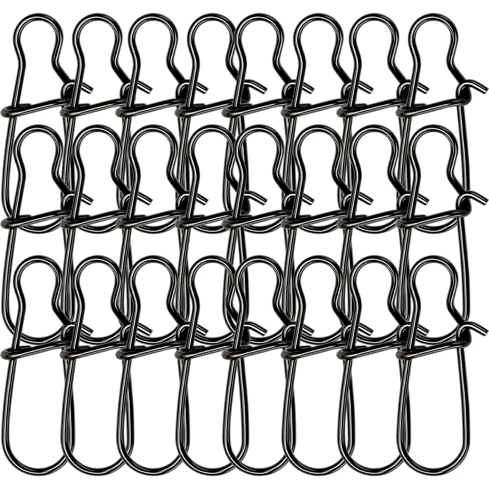 100pcs Stainless Steel Hook Connector Snap Clips Fishing Snaps Double Lock Durable Wear Resistant Outdoor Accessories Portable
100pcs Stainless Steel Hook Connector Snap Clips Fishing Snaps Double Lock Durable Wear Resistant Outdoor Accessories Portable