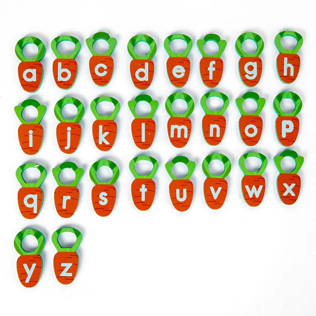 Wooden Montessori Toys Alphabets Carrot Harvest for Toys Toddlers
Wooden Montessori Toys Alphabets Carrot Harvest for Toys Toddlers