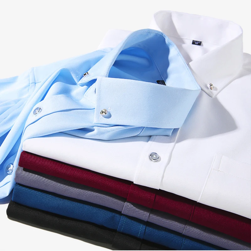Men's Long-sleeved Shirt New Fashion Quality Stretch Breathable Non-iron Easy Care Solid Color Elegant Business Casual Shirt
Men's Long-sleeved Shirt New Fashion Quality Stretch Breathable Non-iron Easy Care Solid Color Elegant Business Casual Shirt