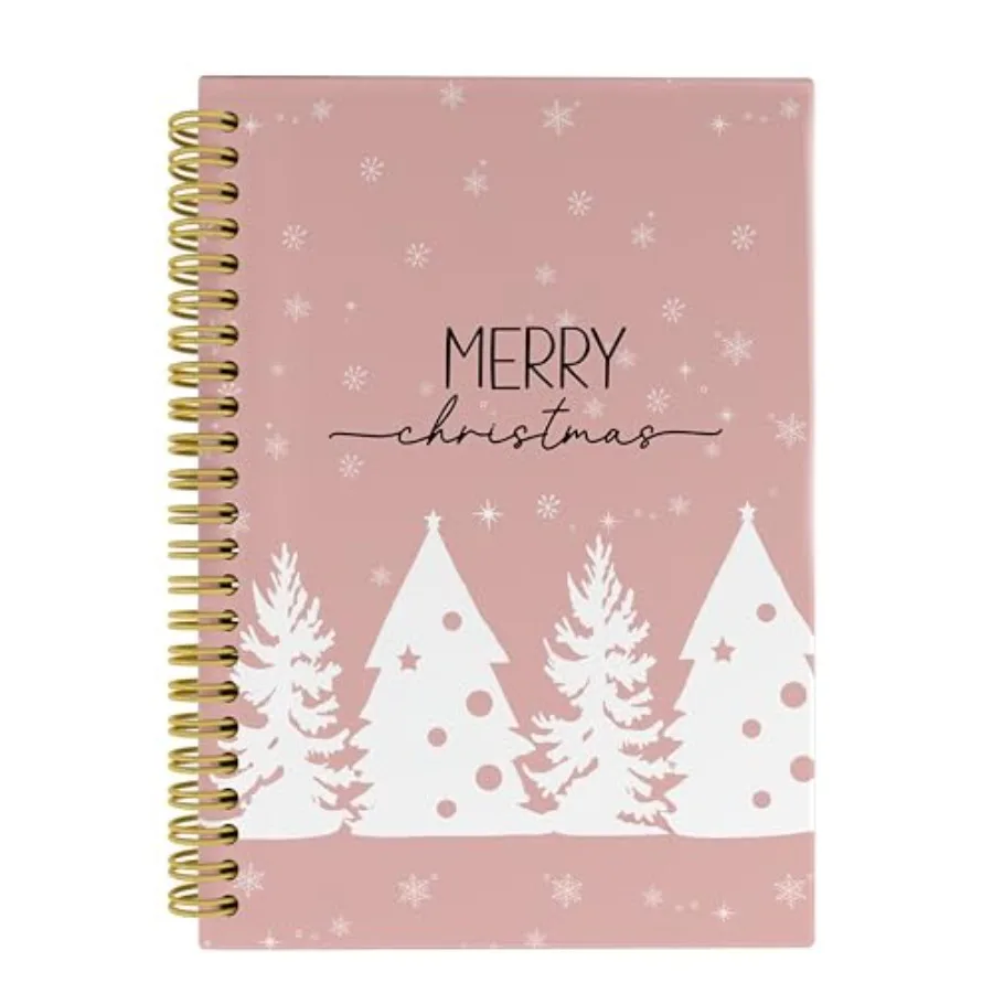 Pink Christmas Notebook Journal - Christmas Tree Notebook, Pink Christmas Notebook, Merry Christmas Notebook, 5.5×8.3 Lined Pap
Pink Christmas Notebook Journal - Christmas Tree Notebook, Pink Christmas Notebook, Merry Christmas Notebook, 5.5×8.3 Lined Pap