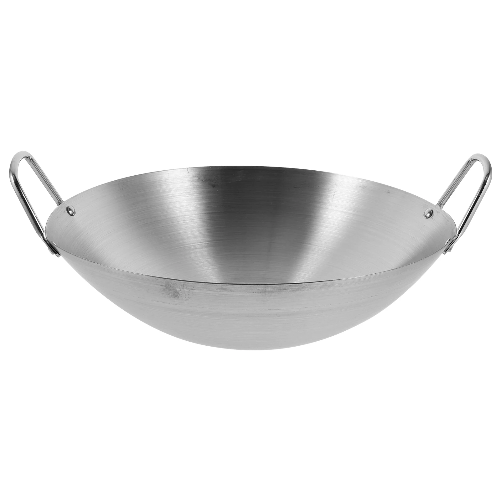 30cm Thickened Stainless Steel Wok Double Handles Stirring Pan for Home BBQ Kitchen Utensil Nonstick Easy Clean Gas Stove
30cm Thickened Stainless Steel Wok Double Handles Stirring Pan for Home BBQ Kitchen Utensil Nonstick Easy Clean Gas Stove