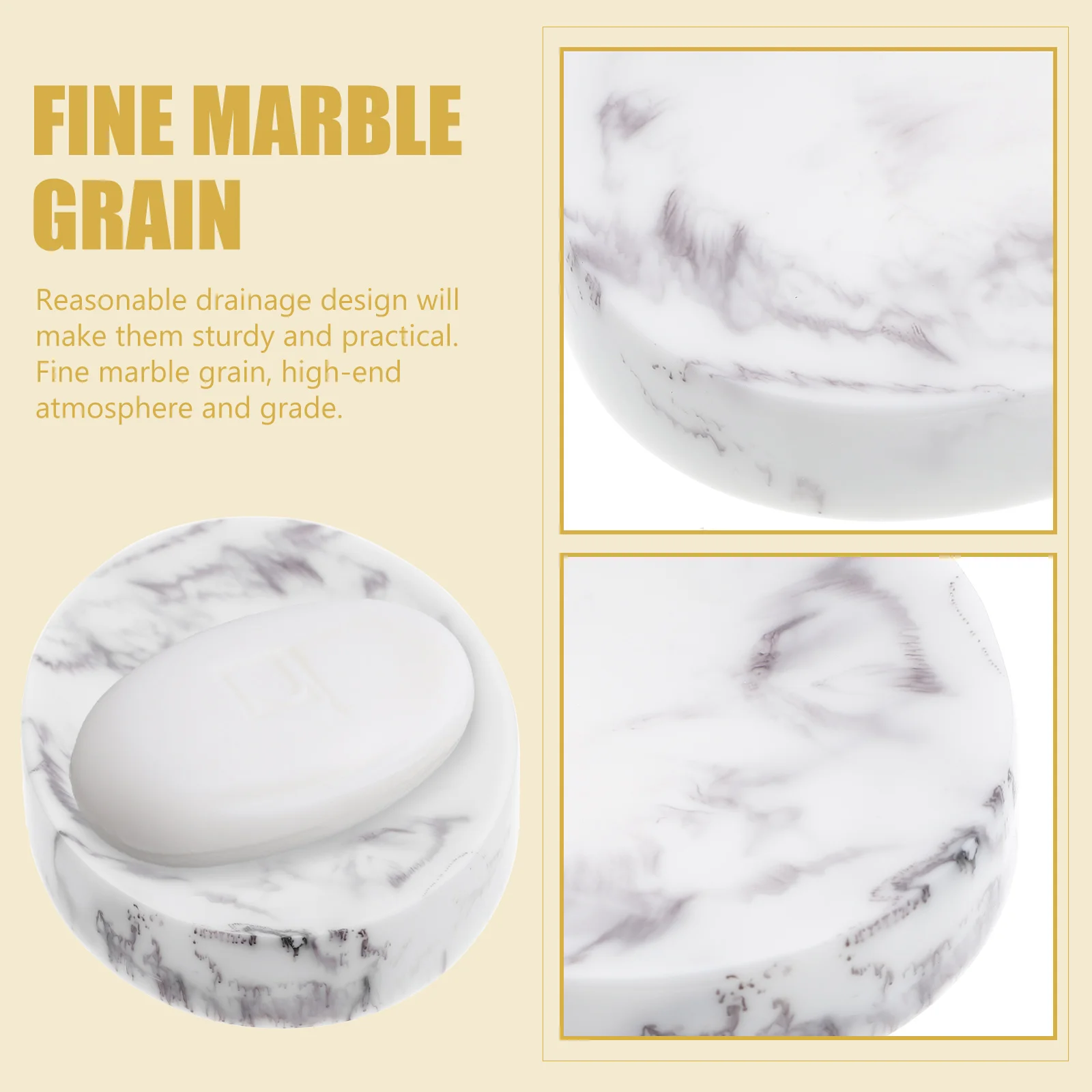 Marble Pattern Soap Dish Black Resin Holder Bathroom Accessories Lightweight Drainer Teller Bar Soap Sponge Tray Nordic Style
Marble Pattern Soap Dish Black Resin Holder Bathroom Accessories Lightweight Drainer Teller Bar Soap Sponge Tray Nordic Style