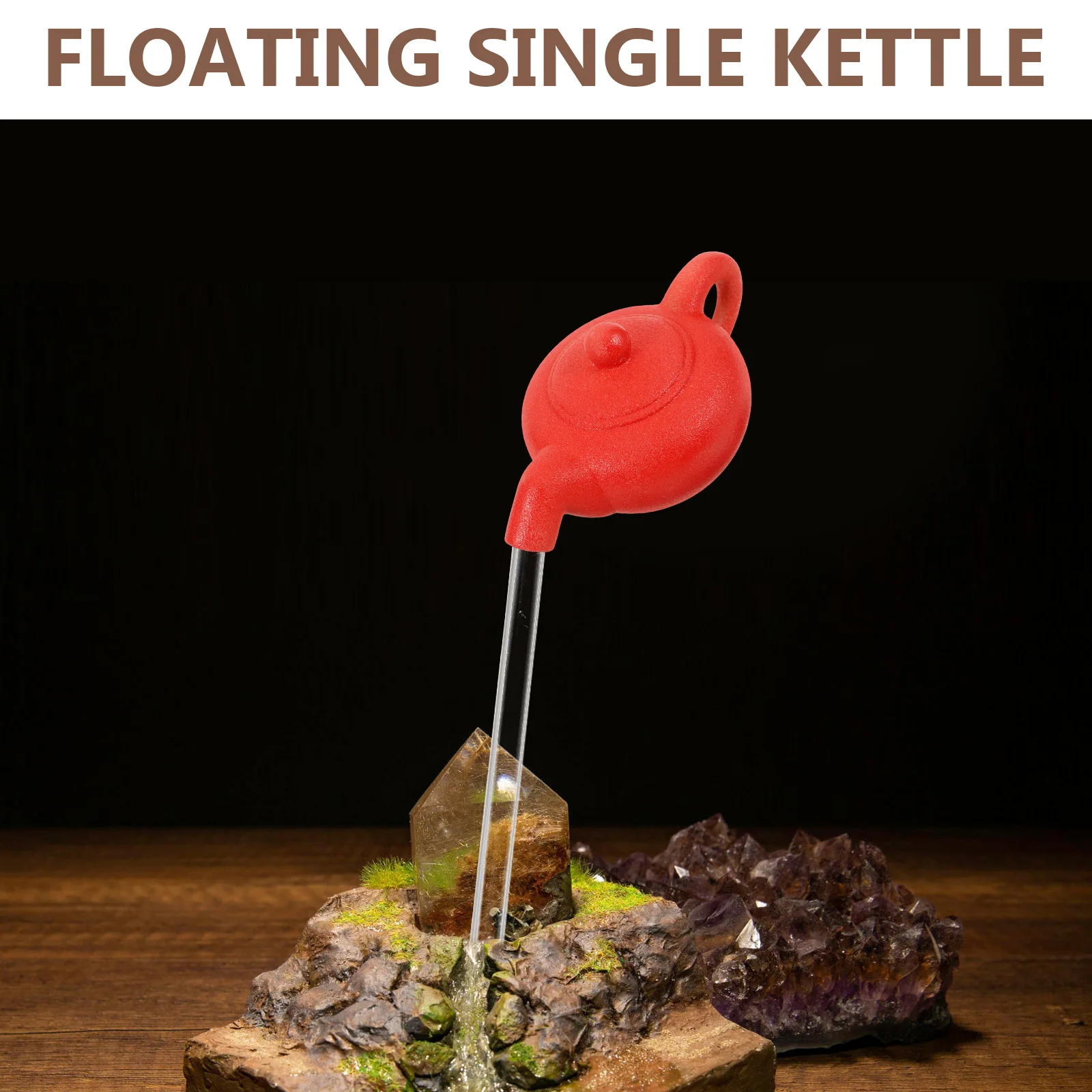 Invisible Floating Teapot 13cm Red Ceramic Tabletop Fountain Decor Hanging Kettle DIY Sprinkler
Invisible Floating Teapot 13cm Red Ceramic Tabletop Fountain Decor Hanging Kettle DIY Sprinkler