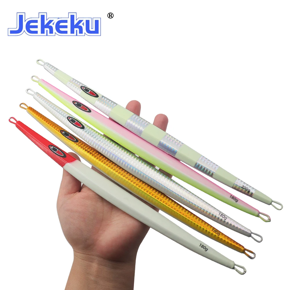 JEKEKU NEW 5pc Metal Fast Jigging Fishing Lure180g200g230g300g Saltwater Metal Fishing Lure Shore Artificial Bait Fishing Tackle
JEKEKU NEW 5pc Metal Fast Jigging Fishing Lure180g200g230g300g Saltwater Metal Fishing Lure Shore Artificial Bait Fishing Tackle