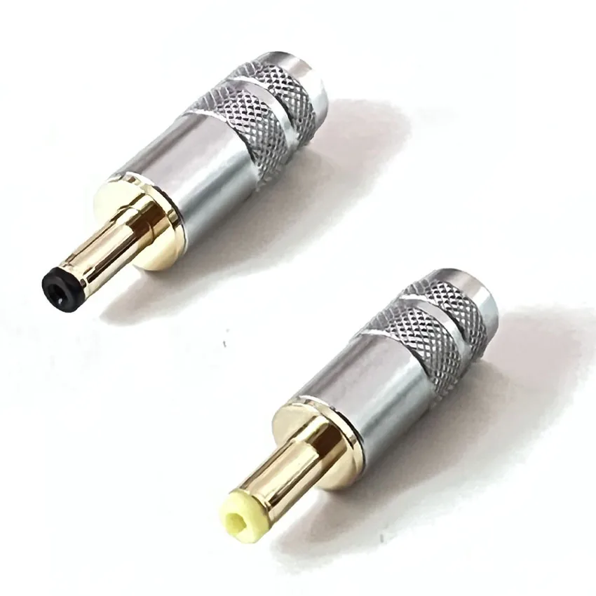 Quality Copper Plated Gold 5.5 X 2.5 5.5 X 2.1 4.0x1.7 3.5 X 1.35 mm DC Power Jack Male Plug Metal Connector Adapter
Quality Copper Plated Gold 5.5 X 2.5 5.5 X 2.1 4.0x1.7 3.5 X 1.35 mm DC Power Jack Male Plug Metal Connector Adapter