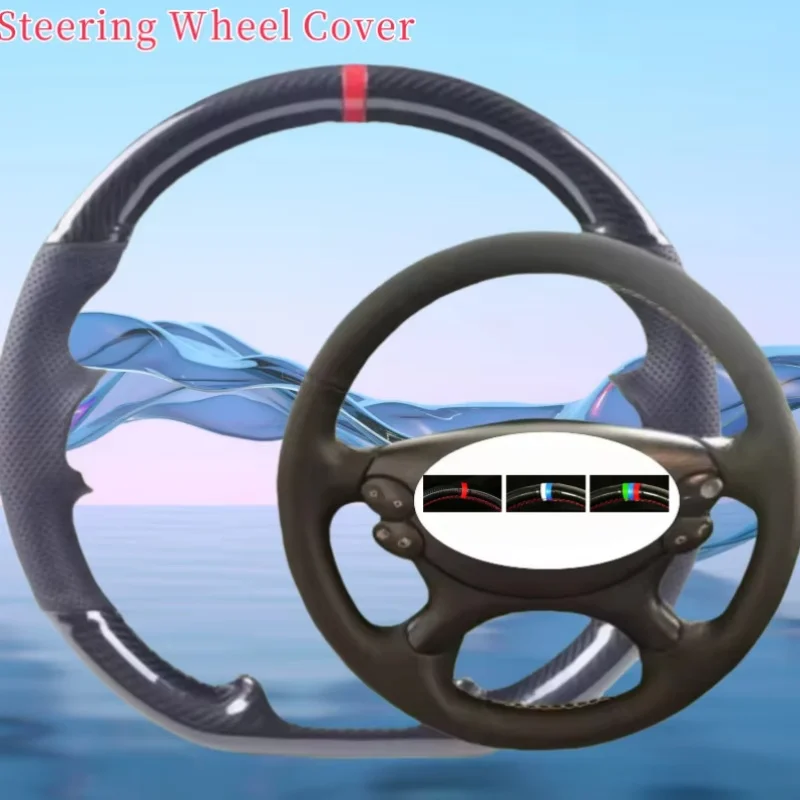 Custom Carbon Fiber Leather W211 E230 E350 E280 CLS-Class CLS 350 500 G SL CLK Steering Wheel Cover For Mercedes Benz E-Class
Custom Carbon Fiber Leather W211 E230 E350 E280 CLS-Class CLS 350 500 G SL CLK Steering Wheel Cover For Mercedes Benz E-Class