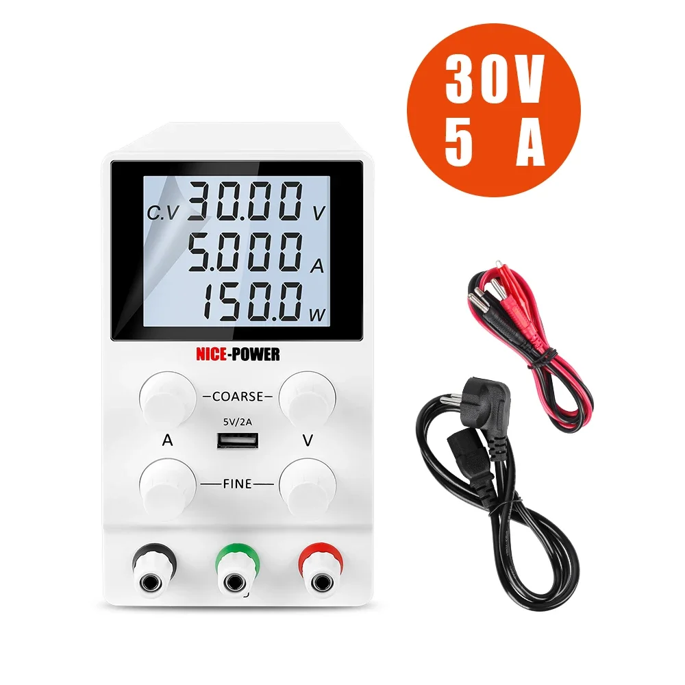 NICE-POWER SPS305D 30 В 5 А заводская цена белый ЖК-цифровой 4 ручки регулируемый регулируемый постоянный ток лабораторный источник питания
NICE-POWER SPS305D 30 В 5 А заводская цена белый ЖК-цифровой 4 ручки регулируемый регулируемый постоянный ток лабораторный источник питания