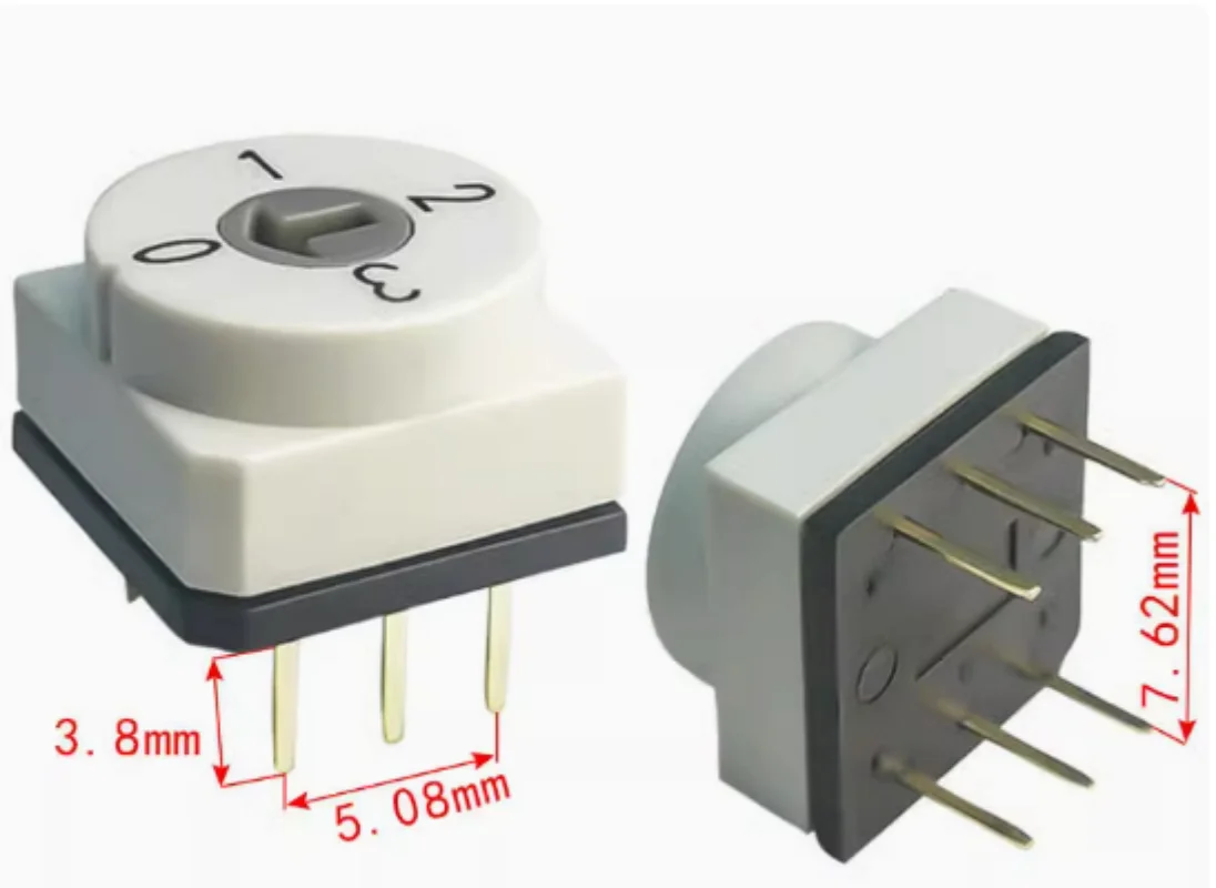 2pcs Rotary code switch digital plug-in patch BC8421 dial switch high temperature resistant IP67 waterproof
2pcs Rotary code switch digital plug-in patch BC8421 dial switch high temperature resistant IP67 waterproof