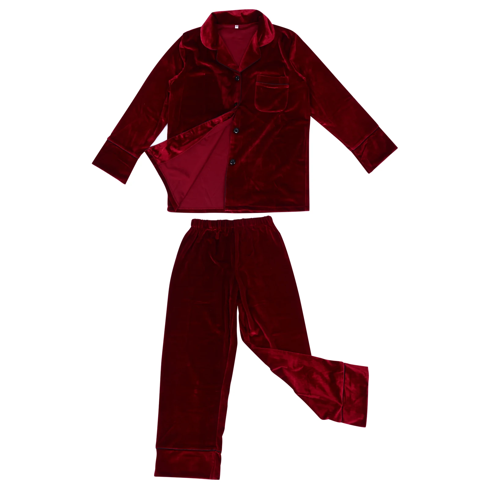 Women Long Sleeve Pajamas Warm Loungewear Thick Material V Neck Sleepwear Nightgown Female Cozy Autumn Wear
Women Long Sleeve Pajamas Warm Loungewear Thick Material V Neck Sleepwear Nightgown Female Cozy Autumn Wear