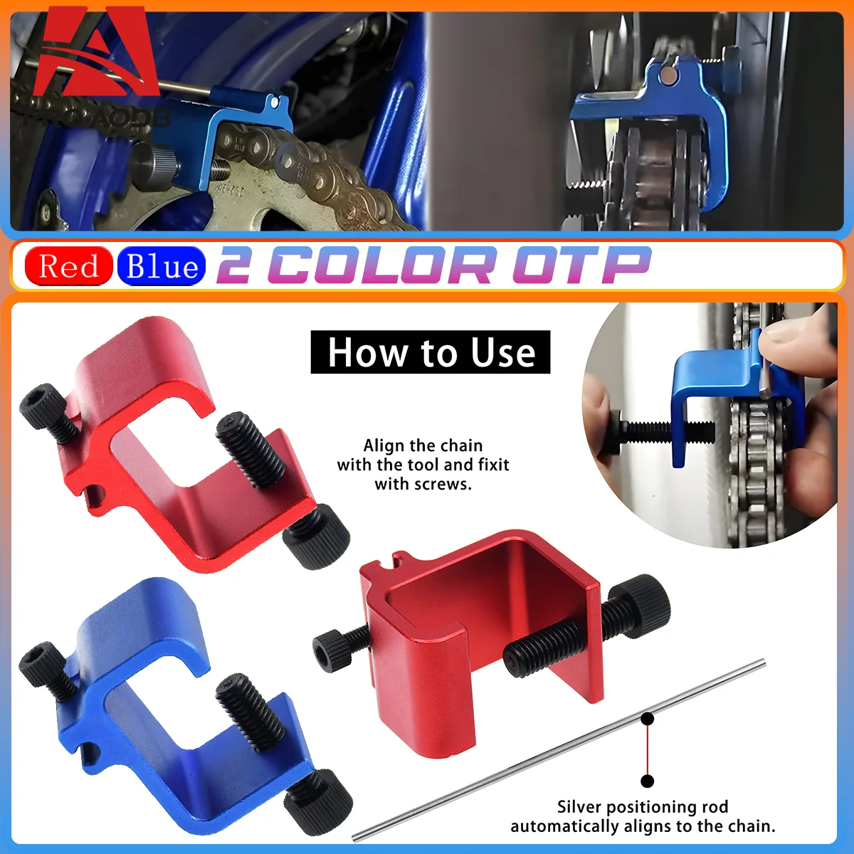 Motorcycle Chain Alignment Tool Quick Accurate Alignment Tool for Motor Scooter Sprocket Sport Dirt Bike ATV Repair Accessories
Motorcycle Chain Alignment Tool Quick Accurate Alignment Tool for Motor Scooter Sprocket Sport Dirt Bike ATV Repair Accessories