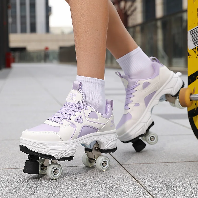 These four-wheeled retractable children's roller skates are the perfect gift for kids, making them love sports.
These four-wheeled retractable children's roller skates are the perfect gift for kids, making them love sports.