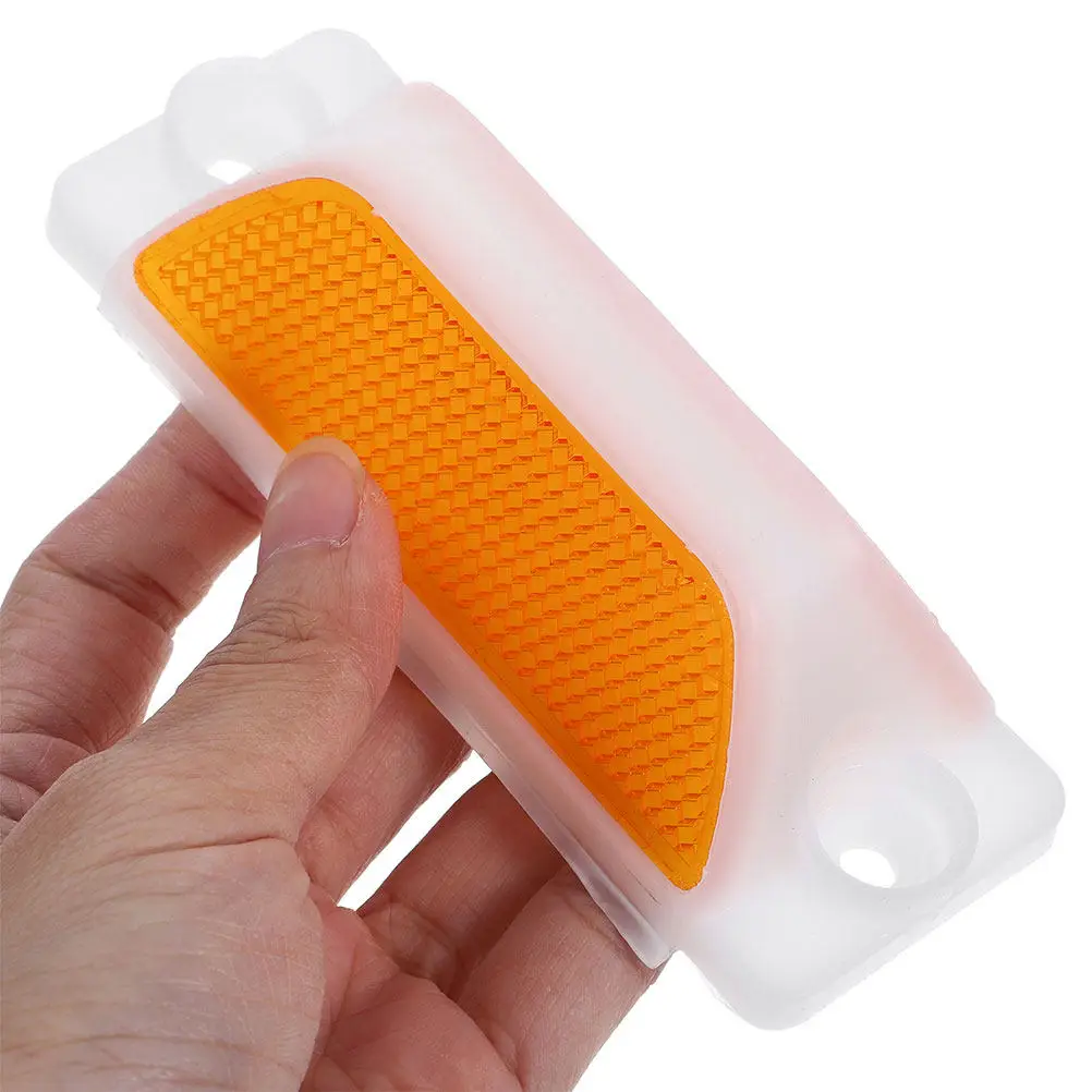 4Pcs Reflective Driveway Marker Rectangular Delineators High Visibility Road Fence Road Safety Pavement Markers