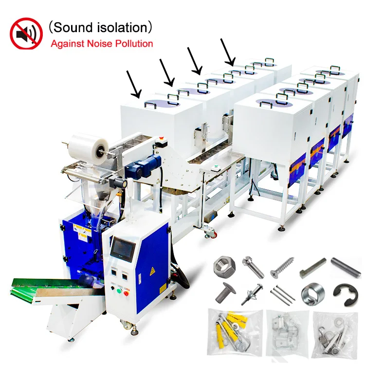 Sound Insulation Multi-function Fastener Screw Hardware Accessories Mixed Counting Packing Machine Sachet Pouch Packing Machine
Sound Insulation Multi-function Fastener Screw Hardware Accessories Mixed Counting Packing Machine Sachet Pouch Packing Machine