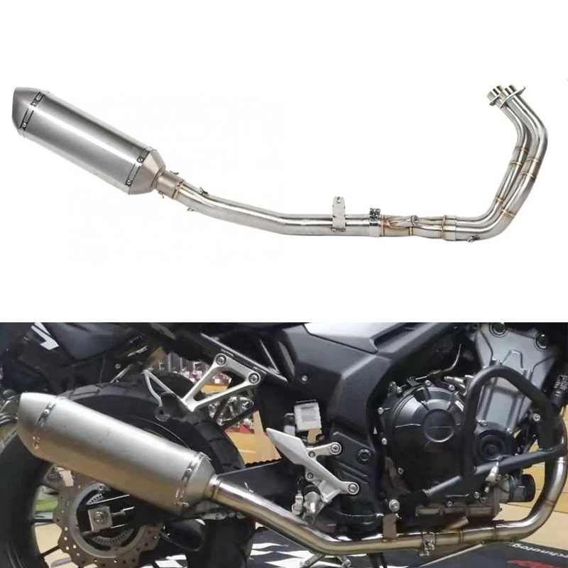 Motorcycle Full Exhaust System For Honda CBR500R CB500X CB500F Exhaust Header Pipe 2013 - 2021
Motorcycle Full Exhaust System For Honda CBR500R CB500X CB500F Exhaust Header Pipe 2013 - 2021