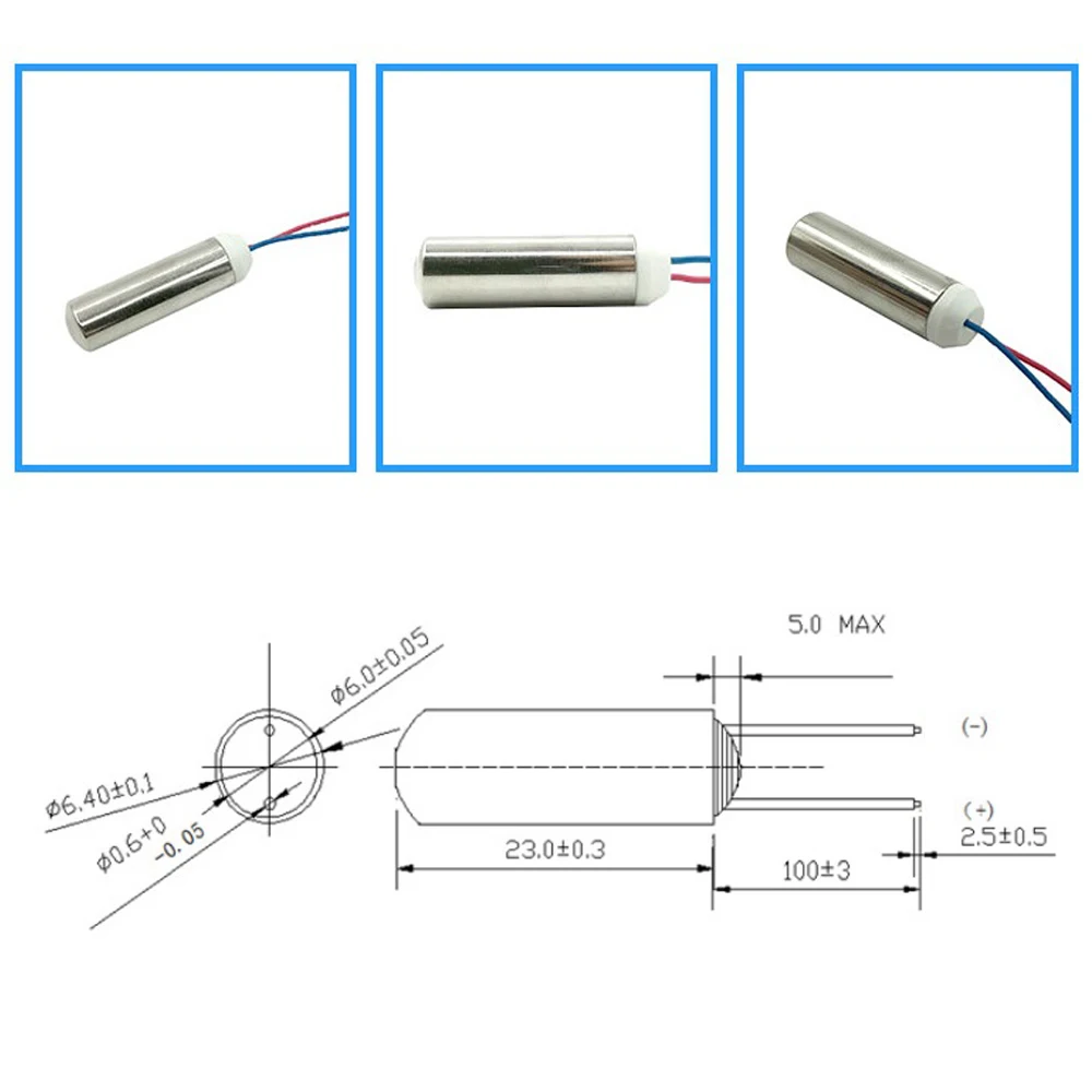 14000RPM Micro Vibration Motor for Electric Toothbrush Fan RC Toys 7x24mm DC Coreless Motor Built-in Vibration Waterproof 3.7V
14000RPM Micro Vibration Motor for Electric Toothbrush Fan RC Toys 7x24mm DC Coreless Motor Built-in Vibration Waterproof 3.7V